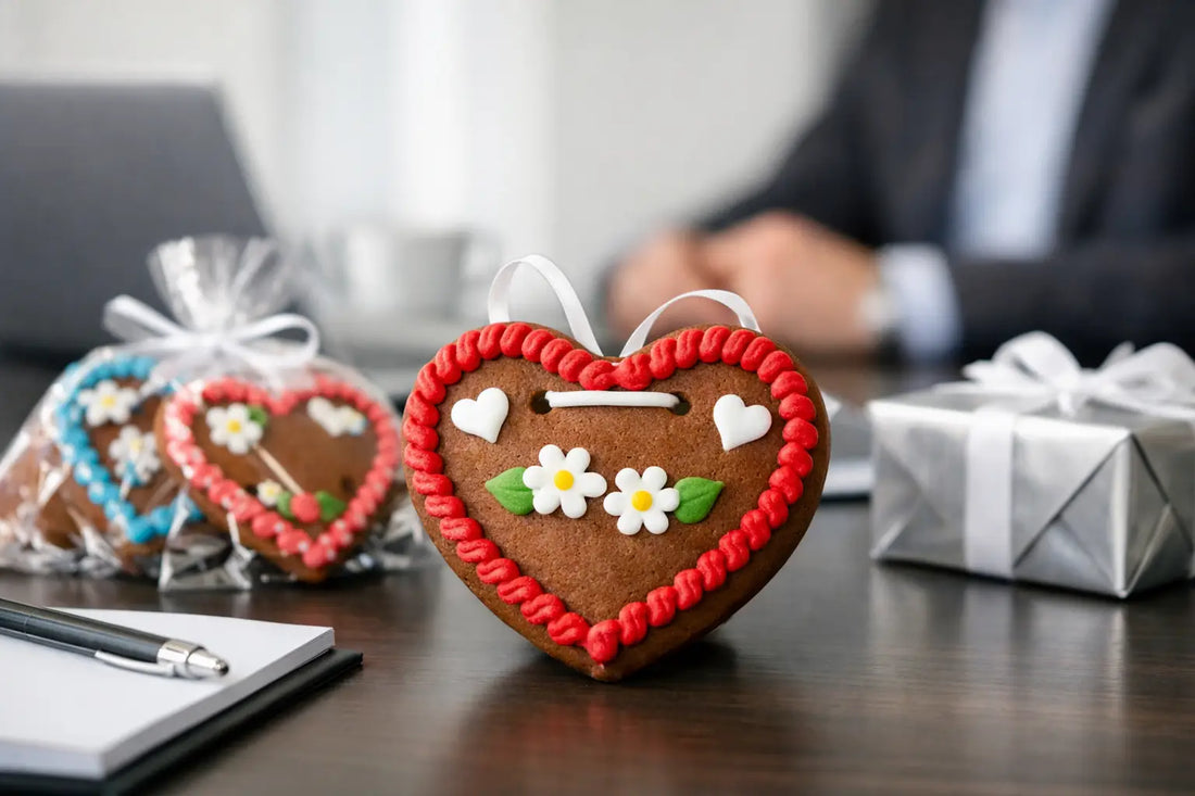 Lebkuchenherzen als Kundengeschenk einsetzen