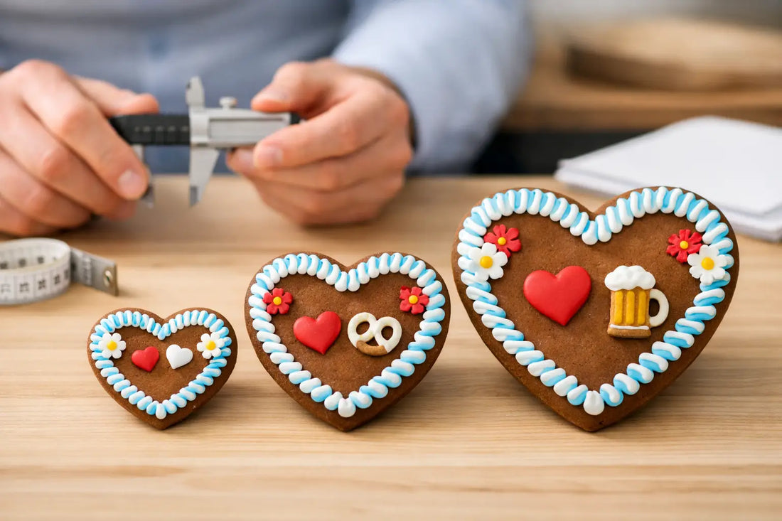 Welche Größe für Lebkuchenherz passt?