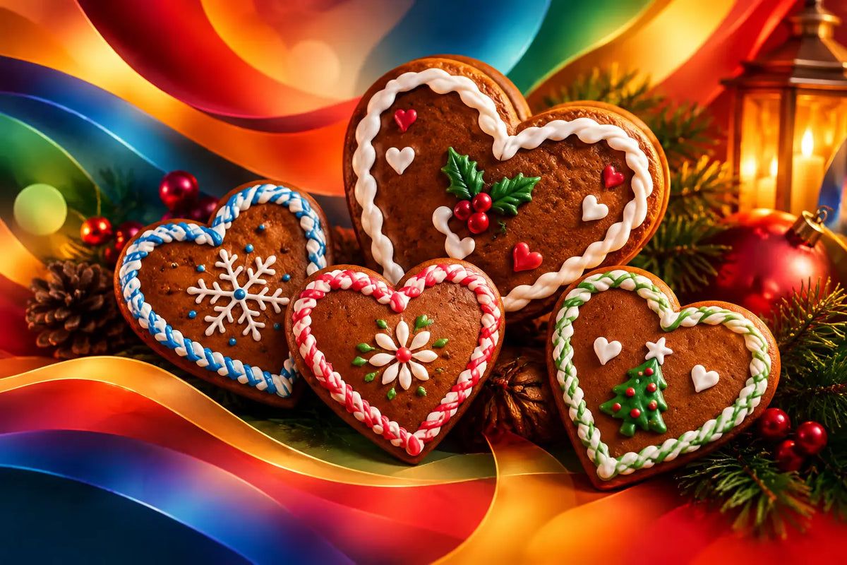 Weihnachten Lebkuchenfiguren für liebe Grüße