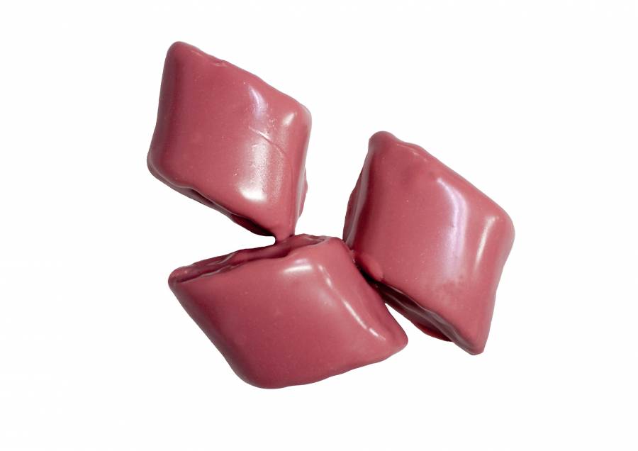 Magenbrot Callebaut Ruby wie vom Volksfest