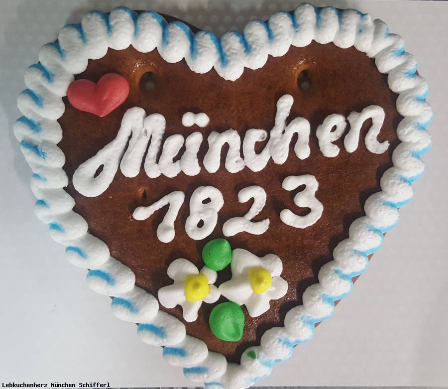 Lebkuchenherz Tischkarte  Platzkarte mit individuellem Text ca.13  cm 