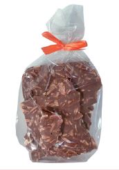 150 Gramm  Bruchschokolade Mandelsplitter