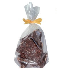 150 Gramm  Bruchschokolade Mandelsplitter Zartbitterschokolade 