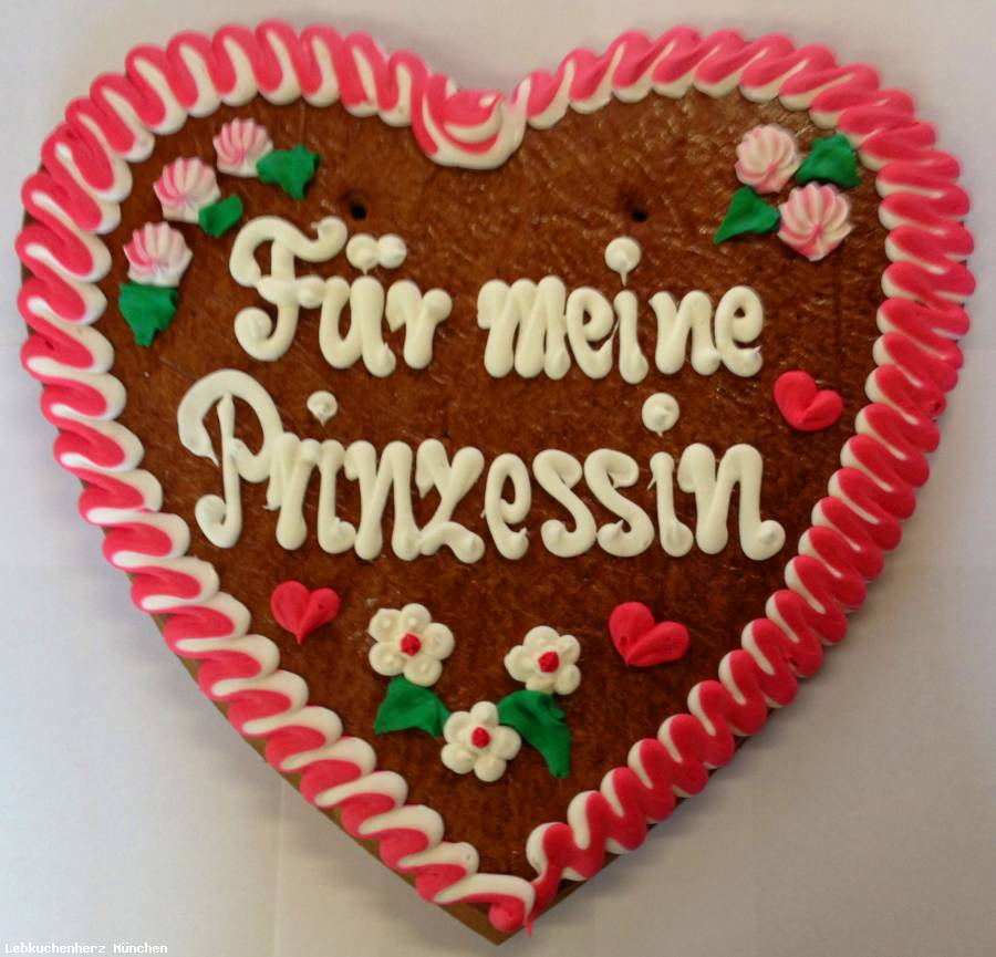 Lebkuchenherz Für meine Prinzessin