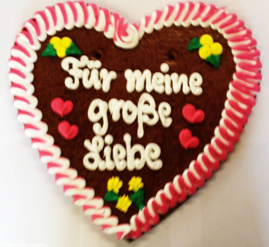 Lebkuchenherz XXL Für meine große Liebe