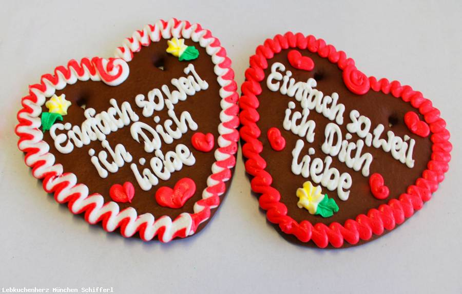 Lebkuchenherzen Spruch,Einfach so weil ich Dich liebe 23 cm