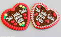 Lebkuchenherzen Spruch Ich hab Dich sooo lieb ,rw