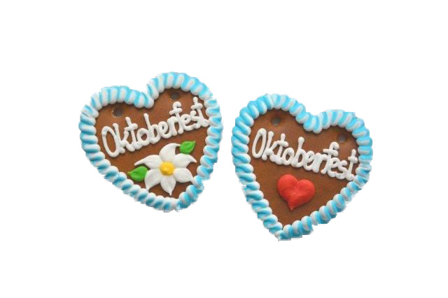 Lebkuchenherzen  Spruch Oktoberfest  60 Stück  im Karton  