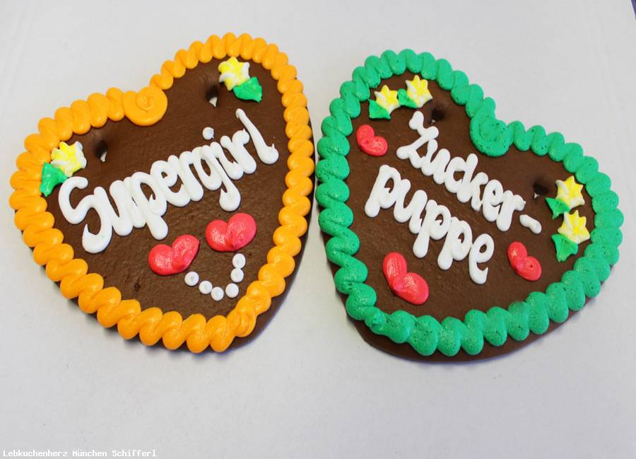 Lebkuchenherzen Sprüche bunt , Gastro,Catering