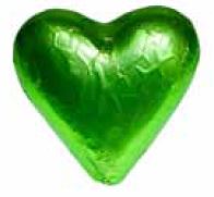 Schokoladenherz 20 x 22  cm , 4 Stück