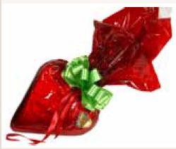 Schokoladenherzen mit Wunschtext 23 x 24  cm ,1 Stück