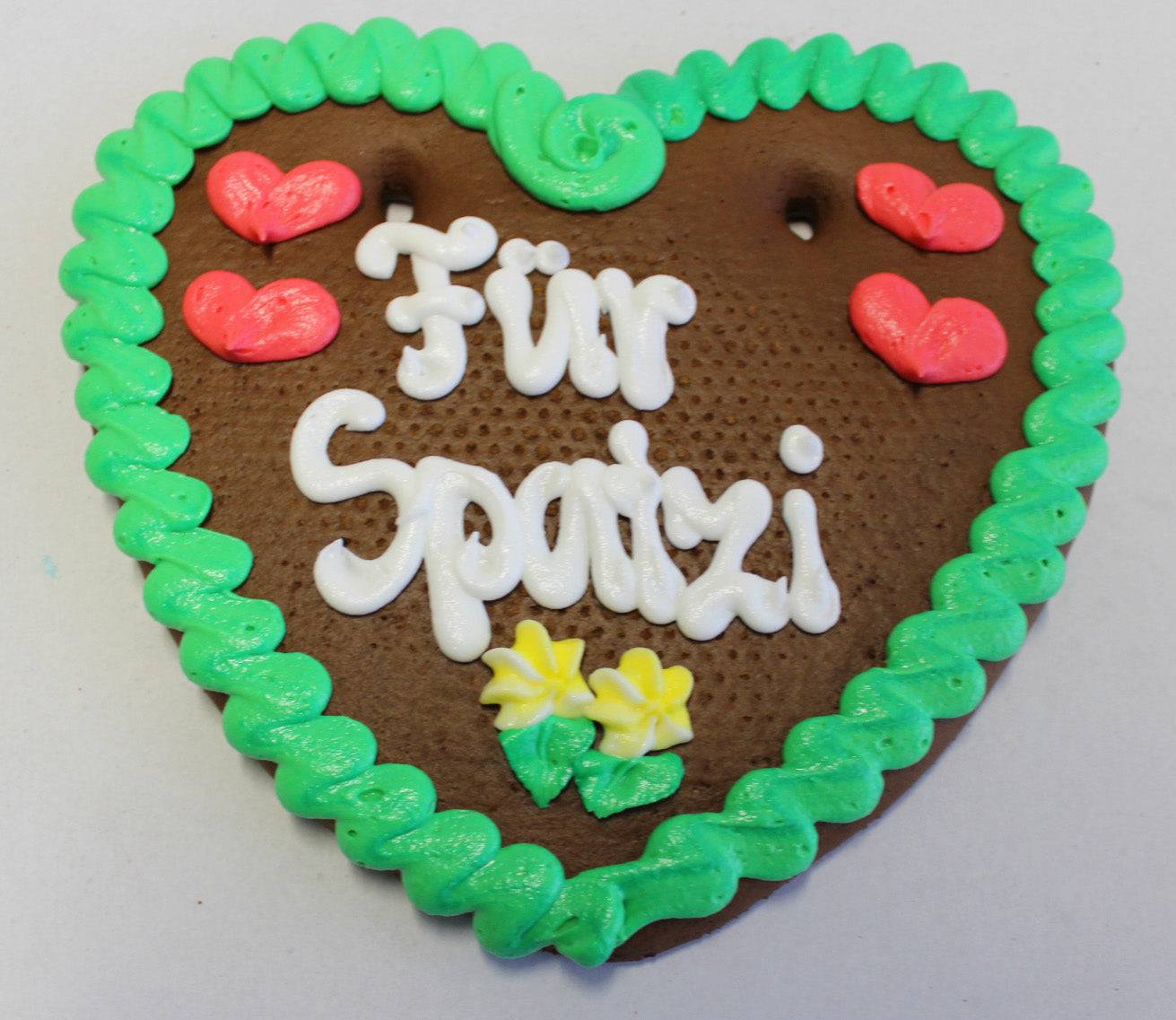 Lebkuchenherz Wunschtext 22 x 23 cm |Lebkuchenherzen-Fabrik - Lebkuchenherzen-Fabrik