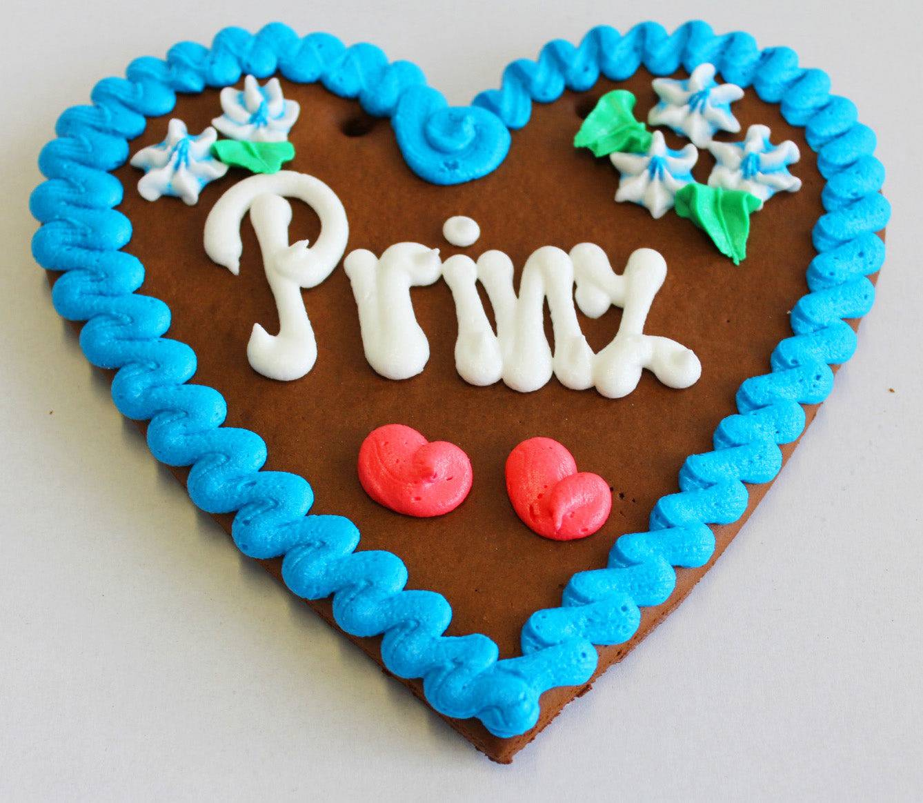 Lebkuchenherz Wunschtext 22 x 23 cm |Lebkuchenherzen-Fabrik - Lebkuchenherzen-Fabrik